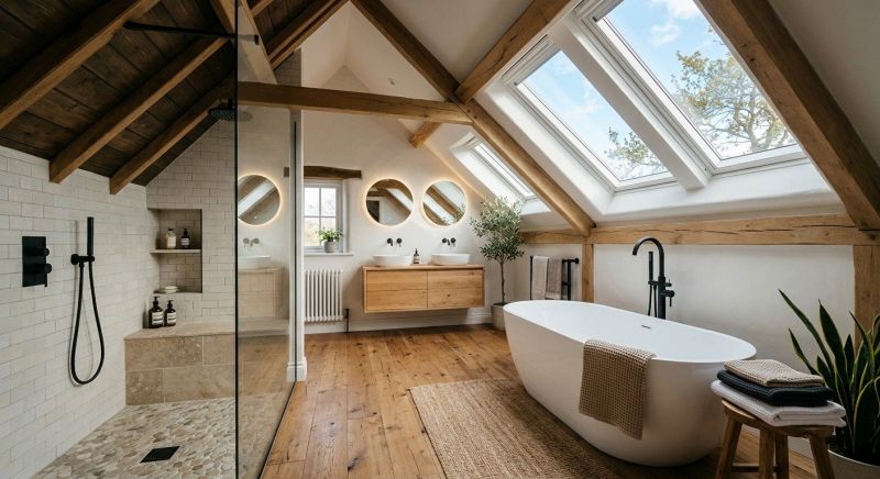 Attic Bathroom Remodeling in Bell County, TX