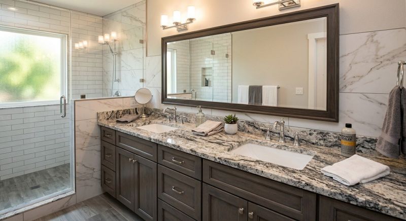 Granite Shower Installation in Bell County, TX