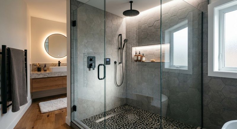 Granite Shower Installation in Bell County, TX
